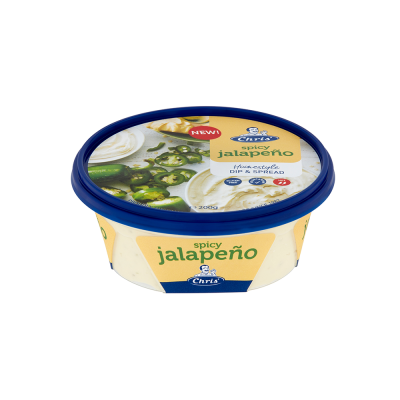 CHRIS SPICY JALAPENO DIPS 200G