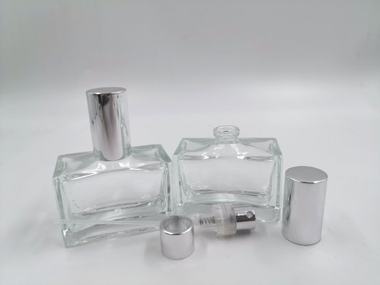 PERFUME BOTTLE (30ML) CLEAR CRIMP NECK