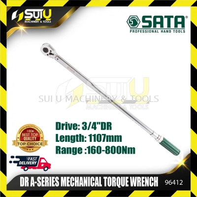 SATA 96412 3/4 DR. A-Series Mechanical Torque Wrench 160-800Nm