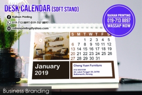 Desk Calendar (Soft Stand)