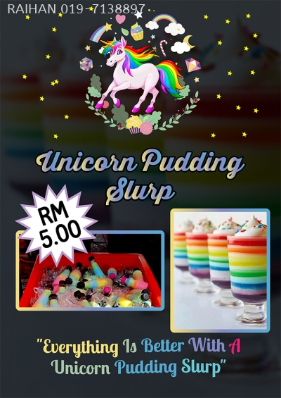 Unicorn Pudding Slurp