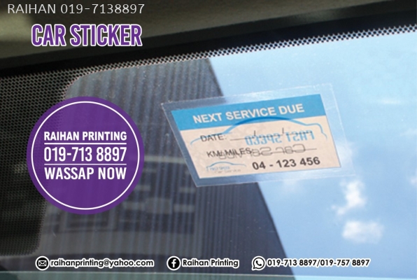 Static Cling Window Sticker