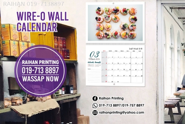 Wire-O Wall Calendar