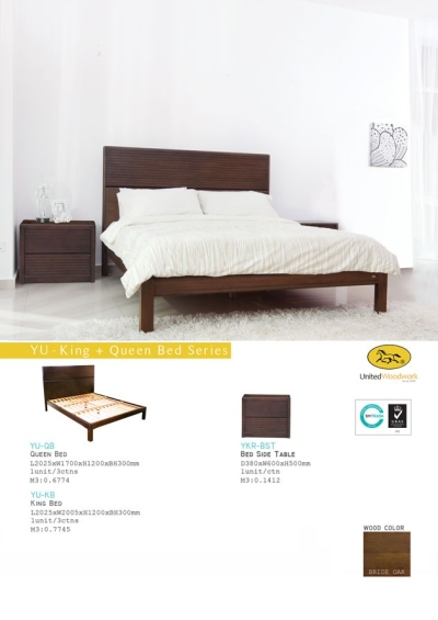 YU King+Queen bed size