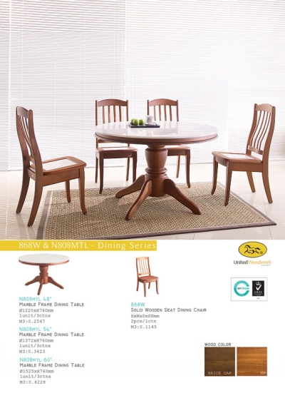 868W & N808MTL - Dining series