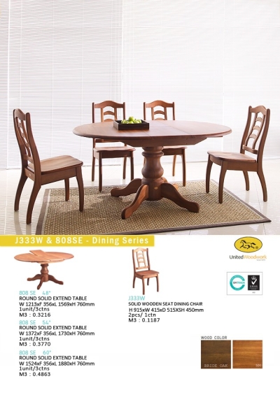 J333W & 808SE - Dining series