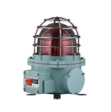 SNE 130mm ATEX, IECEx, CE and KCs Marked Explosion Proof Bulb Revolving Signal Beacon / Light Hazardous Area Visual Alarm / ATEX Beacon