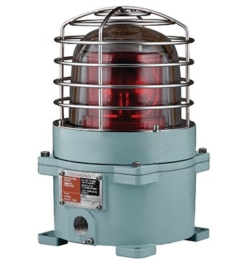 SEA 150mm ATEX, IECEx, CE and KCs Marked Explosion Proof Bulb Revolving Signal Beacon / Light Hazardous Area Visual Alarm / ATEX Beacon