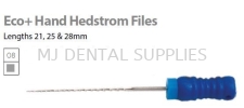 ECO+HAND HEDSTROM FILES INDIVIDUAL SIZES 08, PERFECTION PLUS Root Canal Treatment/Endo Dentistry Material