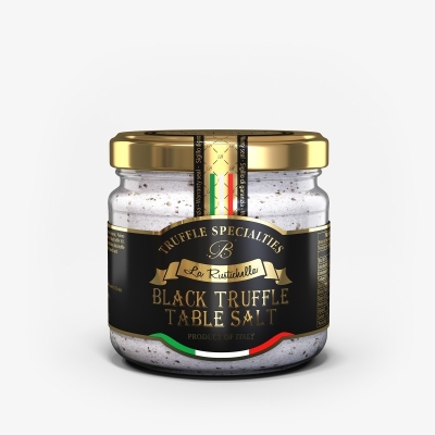 LA RUSTICHELLA BLACK TRUFFLE TABLE SALT 110GM