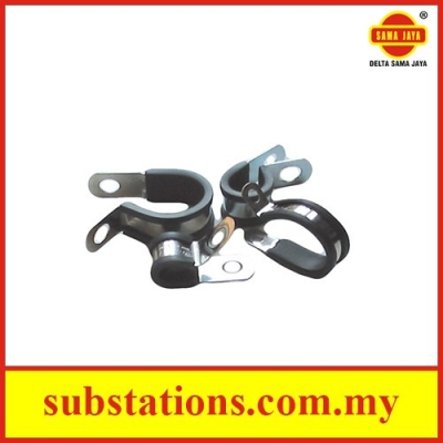 P-Clip/ Stainless Steel Clamp C/W LSOH Rubber Liner