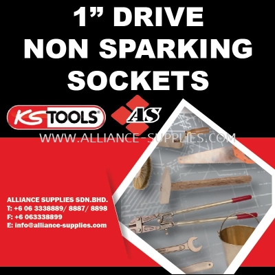 KS TOOLS 1" Drive Non Sparking Tools