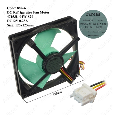 Code: 88266 Fan Motor 4715JL-04W-S29 DC12V