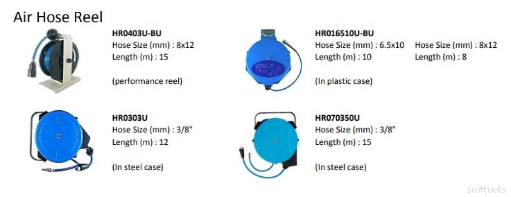 THB HEAVY DUTY AIR HOSE REEL SERIES