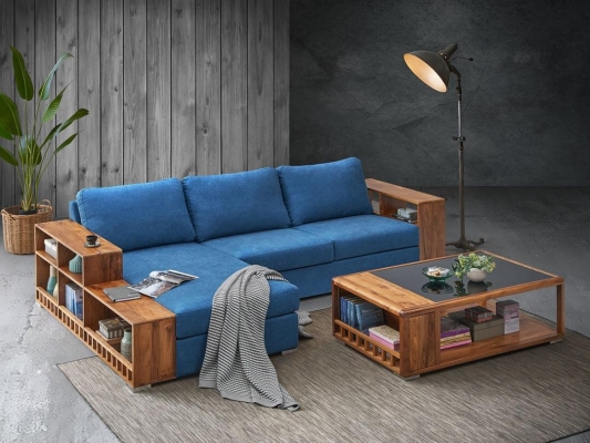 L-Shaped Sofa 