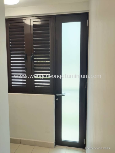 Aluminium Adjustable Louvers Window 