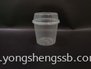 MS30 (500PCS/CTN) WITH LID (DOME) Container Container / Plastic Cup / Bottle / Bowl / Plate / Tray / Cutleries / PET