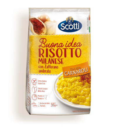 RISO SCOTTI RISOTTO MILANESE 210GM