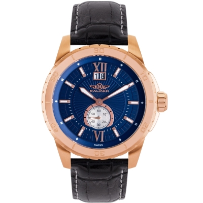 Db9 C Rose Gold Plated Case / Blue Dial