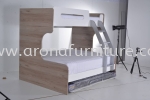 BUNK BED TOP 3.5'SS + 5' Q New Bunk Bed Kids & bunk Bed & solid bedframe Arona