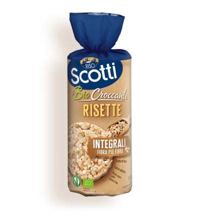 RISO SCOTTI FIBRA WHOLE RICE CAKES 150G