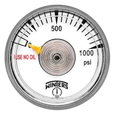 WINTERS PSP HIGH-VOLUME OEM SPIRAL TUBE PRESSURE GAUGE