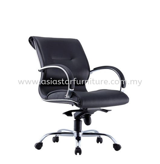 TORIO LOW BACK DIRECTOR CHAIR | LEATHER OFFICE CHAIR BUKIT JELUTONG SELANGOR