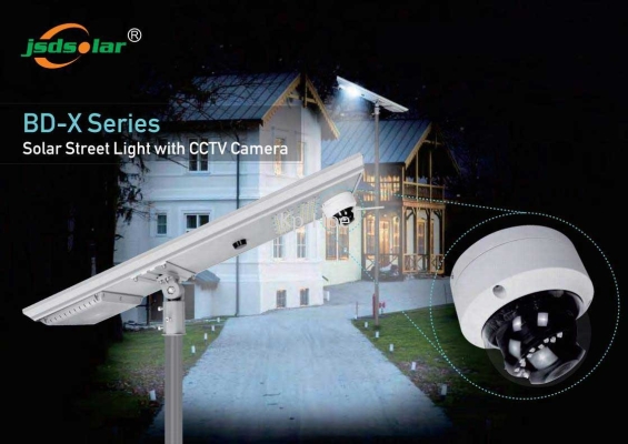 Intelligent Solar Street Light With CCTV Camera