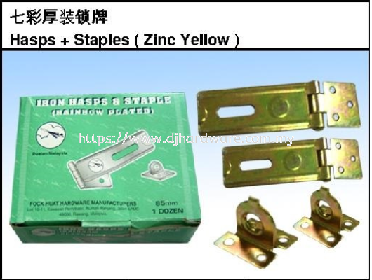 HASPS + STAPLES ZINC YELLOW (WS)