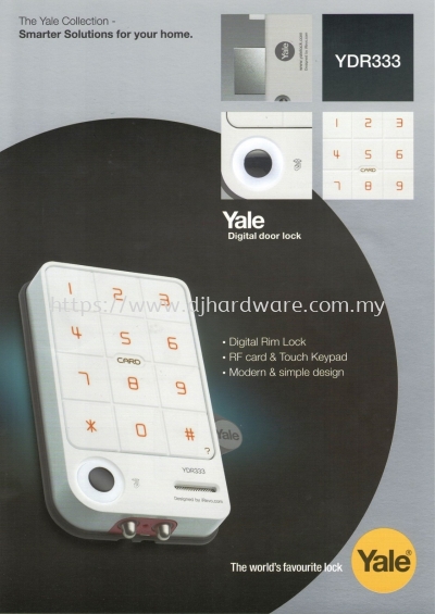 YALE COLLECTION YDR 333 (WS)