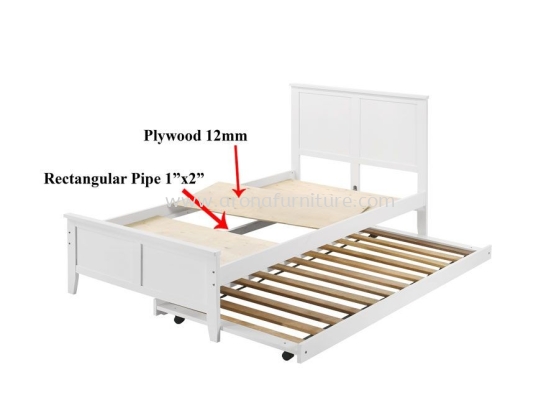 SOLID WOOD BED FRAME