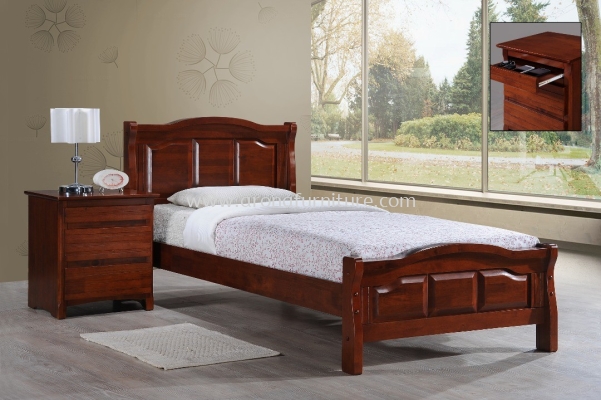 SOLID WOOD BED FRAME