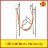 Earth Discharge Rod Distribution Line Earthing Safety Earthing Equipment 