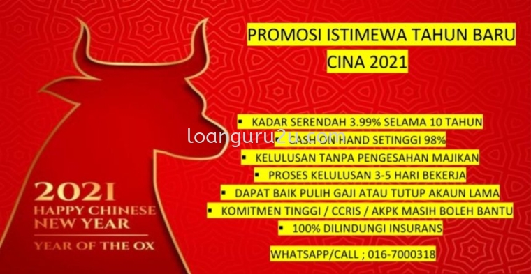 PROMOSI CHINESE NEW YEAR 2021!