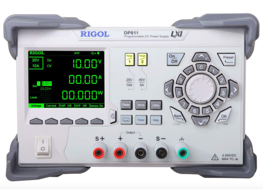 rigol dp811 200w dual range single output power supply