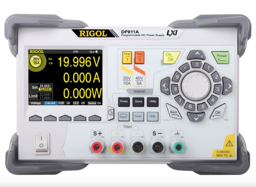 rigol dp811a dual range 200 w single output power supply