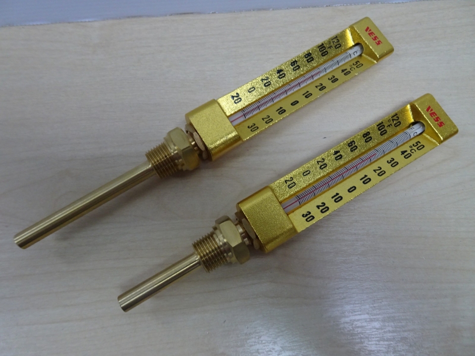 VESS -30~50 ˇăC STRAIGHT TYPE THERMOMETER