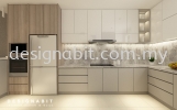 PERLIS Fridge Cover Upper & Lower Cabinet Kitchen Design