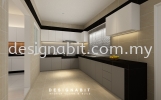 SERI BERINGIN Display Cabinet Upper & Lower Cabinet Kitchen Design