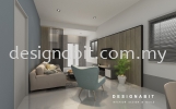 TANJUNG MALIM Louvers Divider TV Cabinet & Display Cabinet Living Area Design