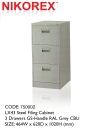 750002 - 3 DRAWERS FILING CABINET (LX43) 18.5"L OFFICE FURNITURES