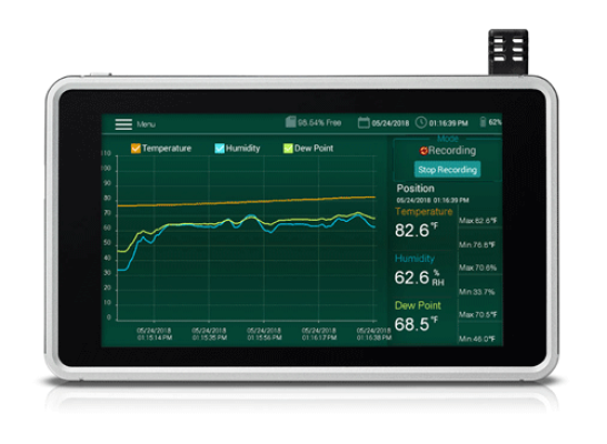 Datalogging - Extech RH550