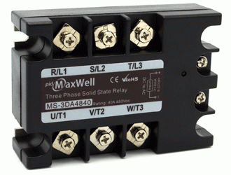 MAXWELL Three phase DC input AC load SSR for resistive load(MS-3DA48XX-R)