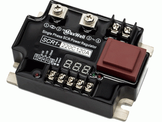 MAXWELL Input selectable high accuracy single phase SCR power regulator(SCR1-220/380)