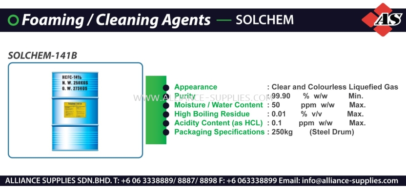 SOLCHEM Foaming & Cleaning Agents