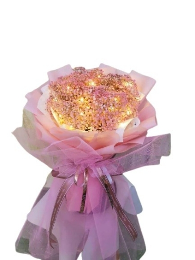 Gypsophila Bouquet with LED Light