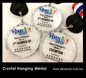 Crystal Hanging Medal