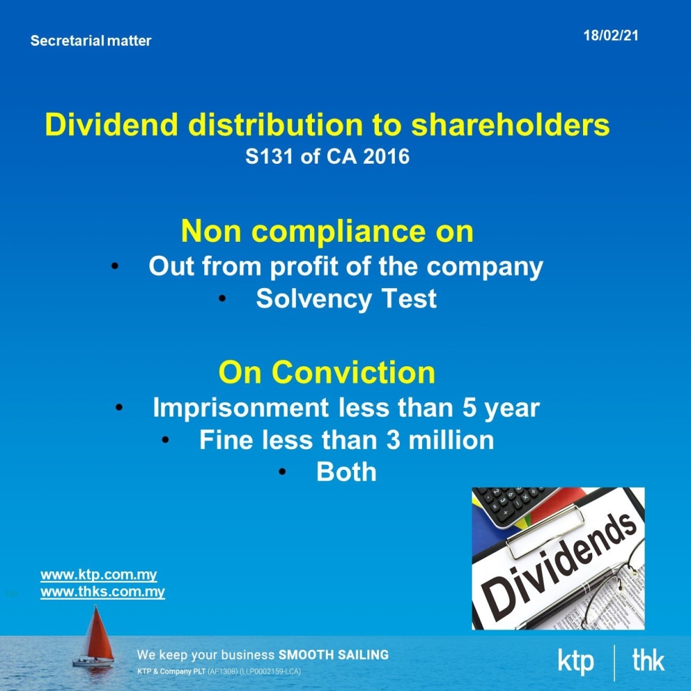 Ask Secretarial : Non compliance on dividend distribution