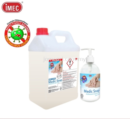 Anti-Bacterial Liquid Hand Soap, IMEC 525MS Medic Soap, Halal, 5L/DRUM