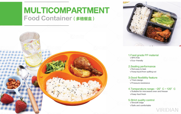 Multicompartment food container